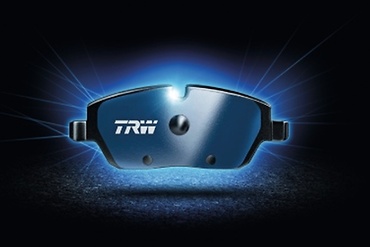 TRW electric blue brake pad