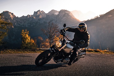 man on motorcycle 