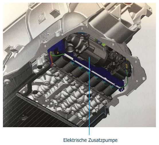 Elektrische Zusatzpumpe im 8HP