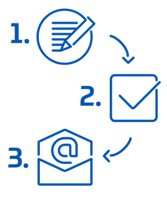 Step by step registration