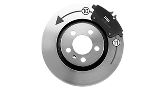 trw brake pad terminology